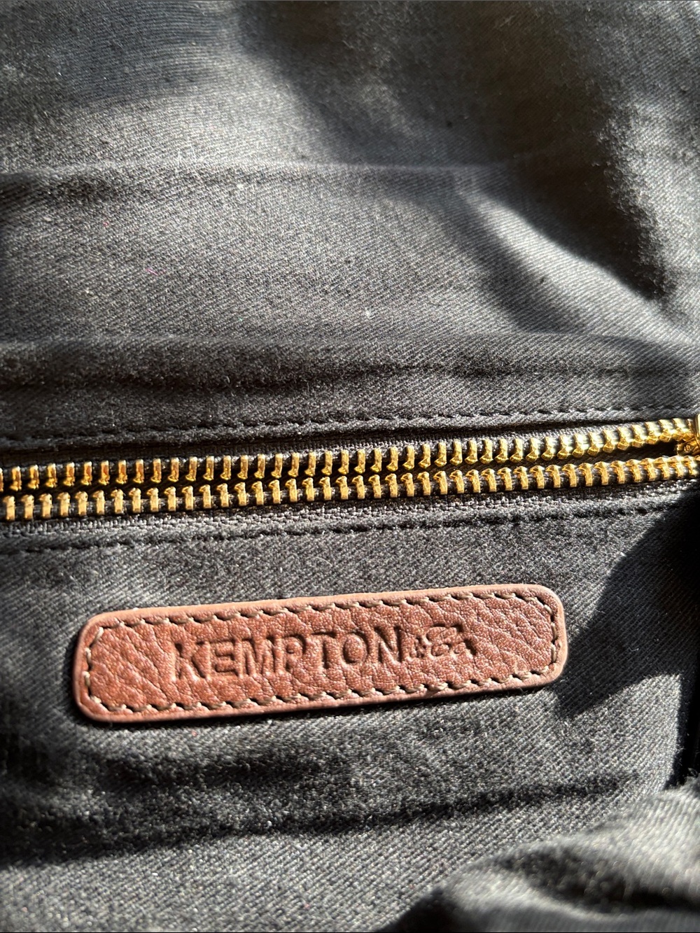 Kempton Woven Leather Saddle crossbody or shoulder Bag - Brown - Picture 7 of 7